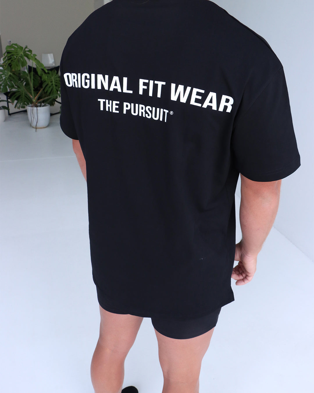 Oversized Club Tee - Black