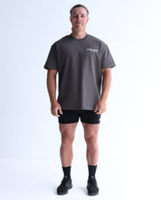 Oversized Club Tee - Dark Grey