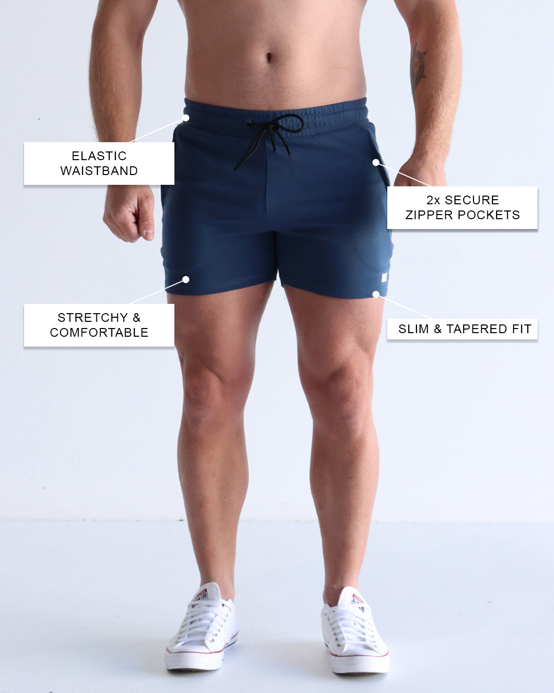 5" Base Shorts - Navy