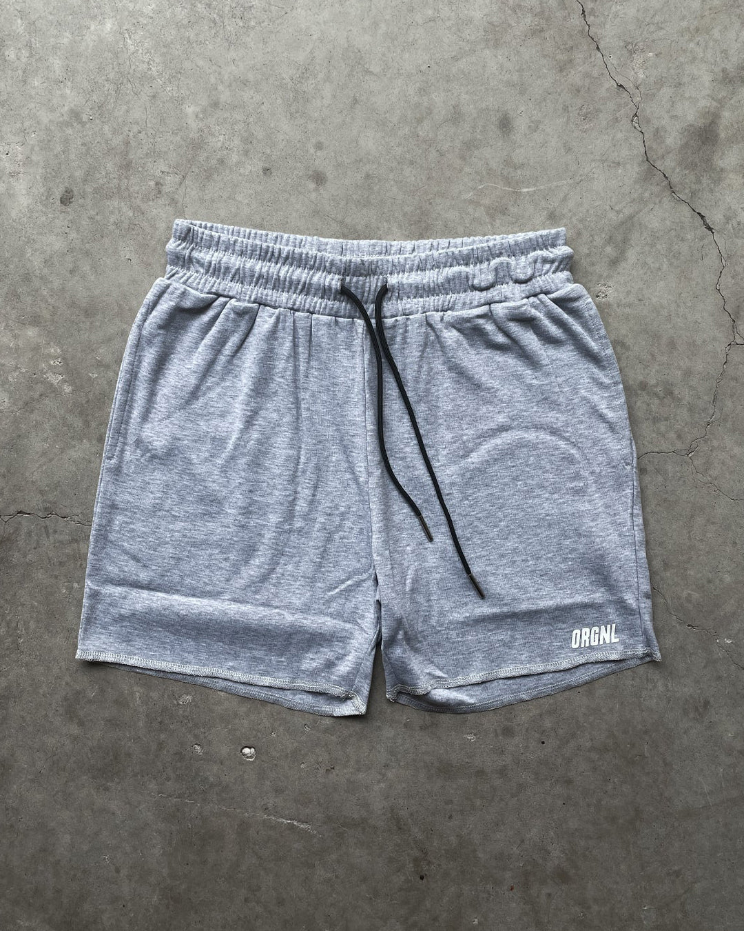 5" Raw Edge Shorts - Grey