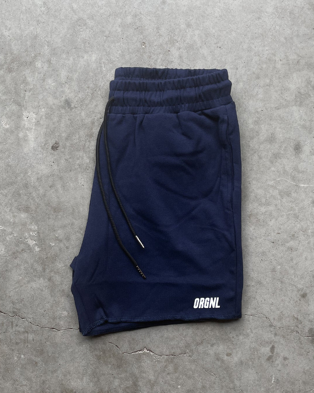 Raw Edge Shorts Navy 01