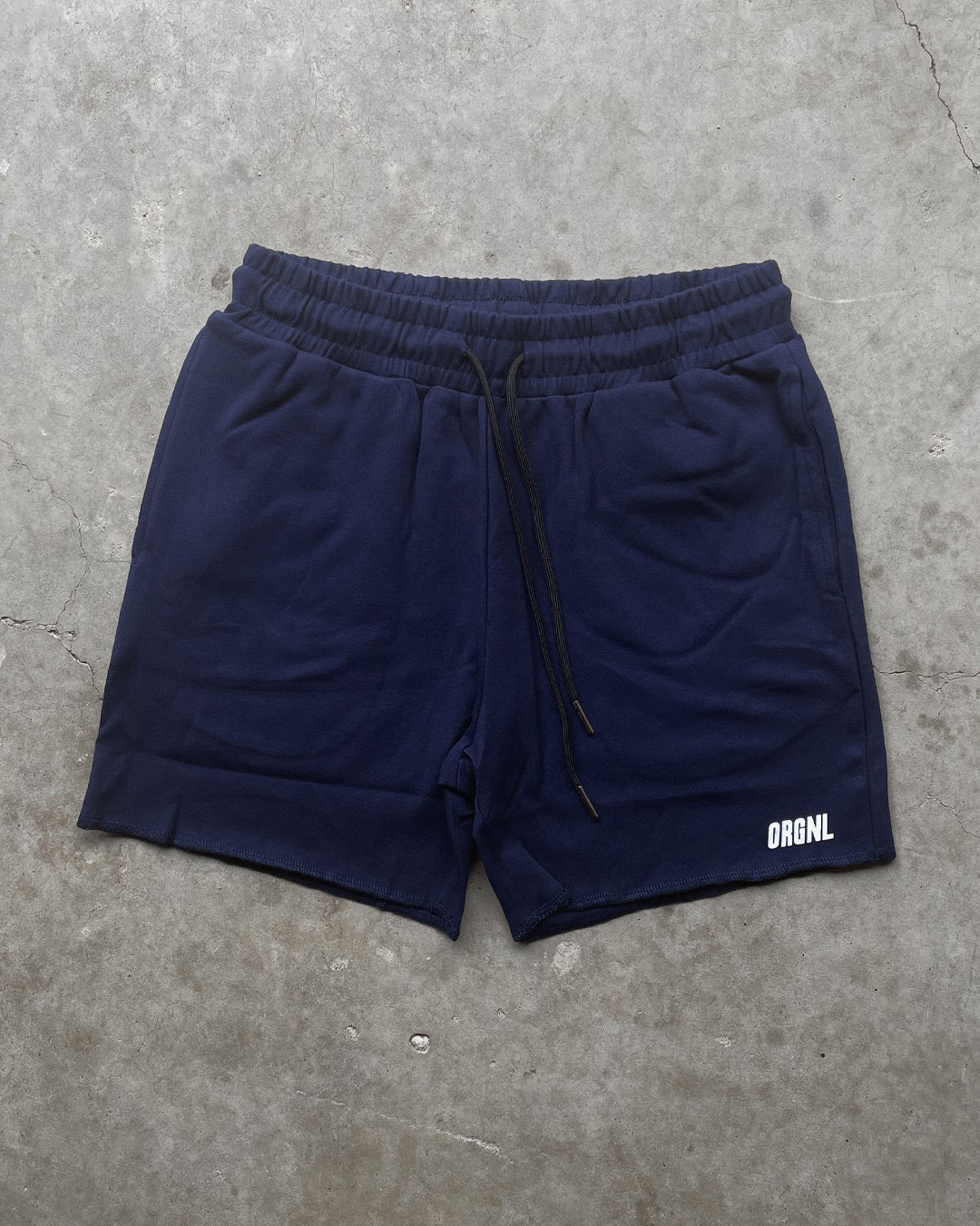 Raw Edge Shorts Navy 02