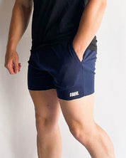 Raw Edge Shorts Navy 03