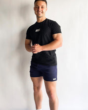 Raw Edge Shorts Navy 04