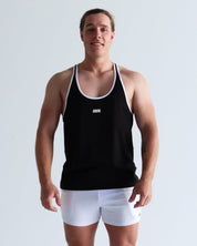 Retro Singlet - Black