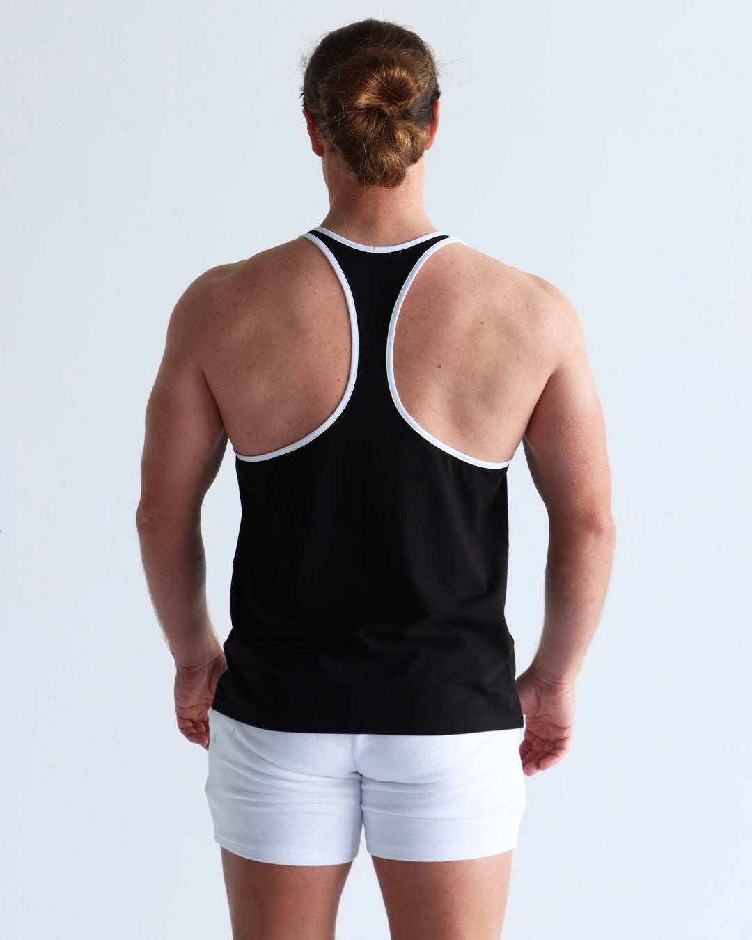 Retro Singlet - Black