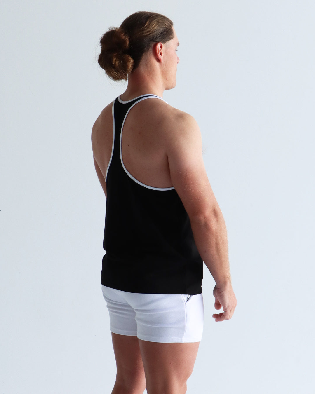 Retro Singlet - Black