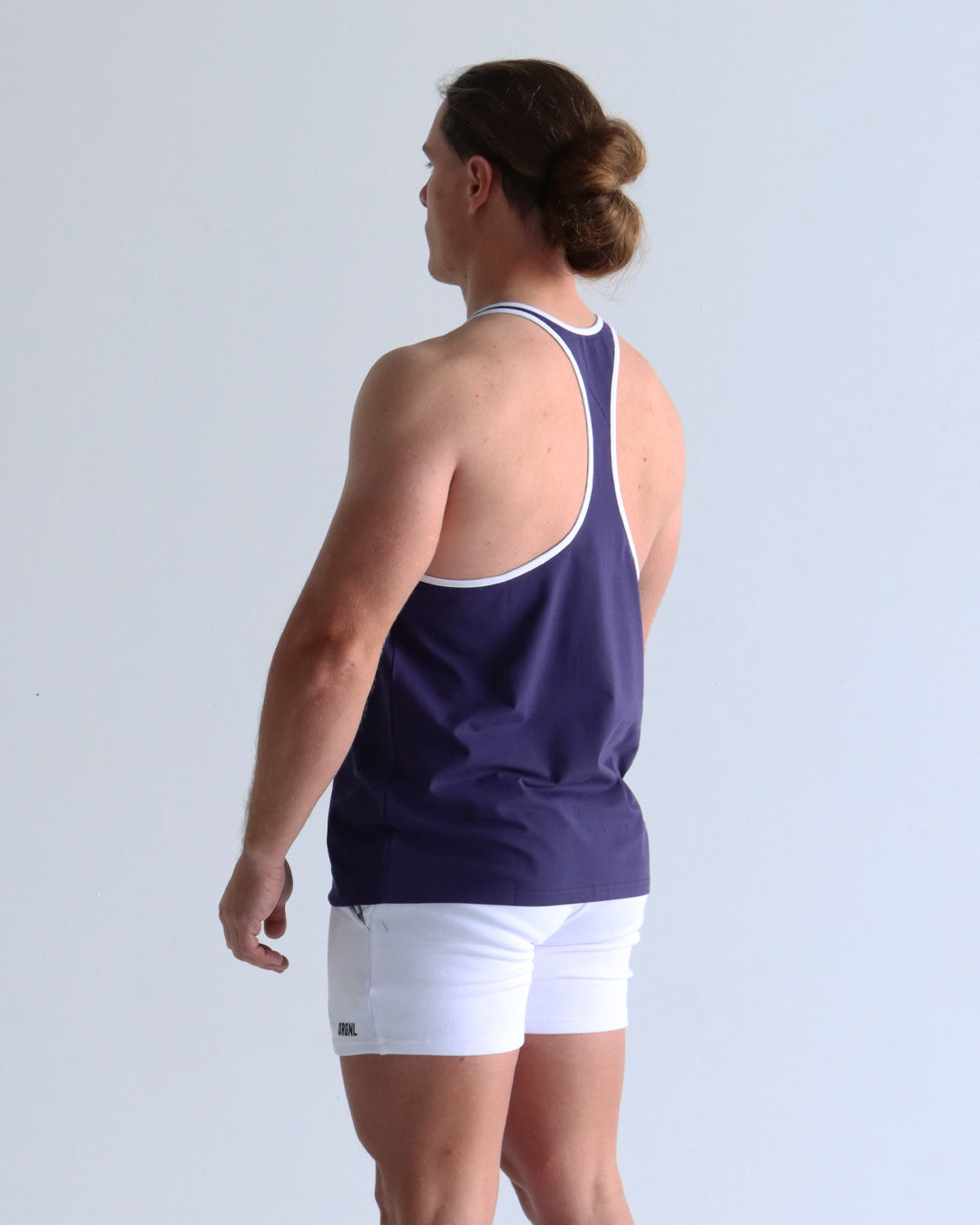 Retro Singlet - Navy