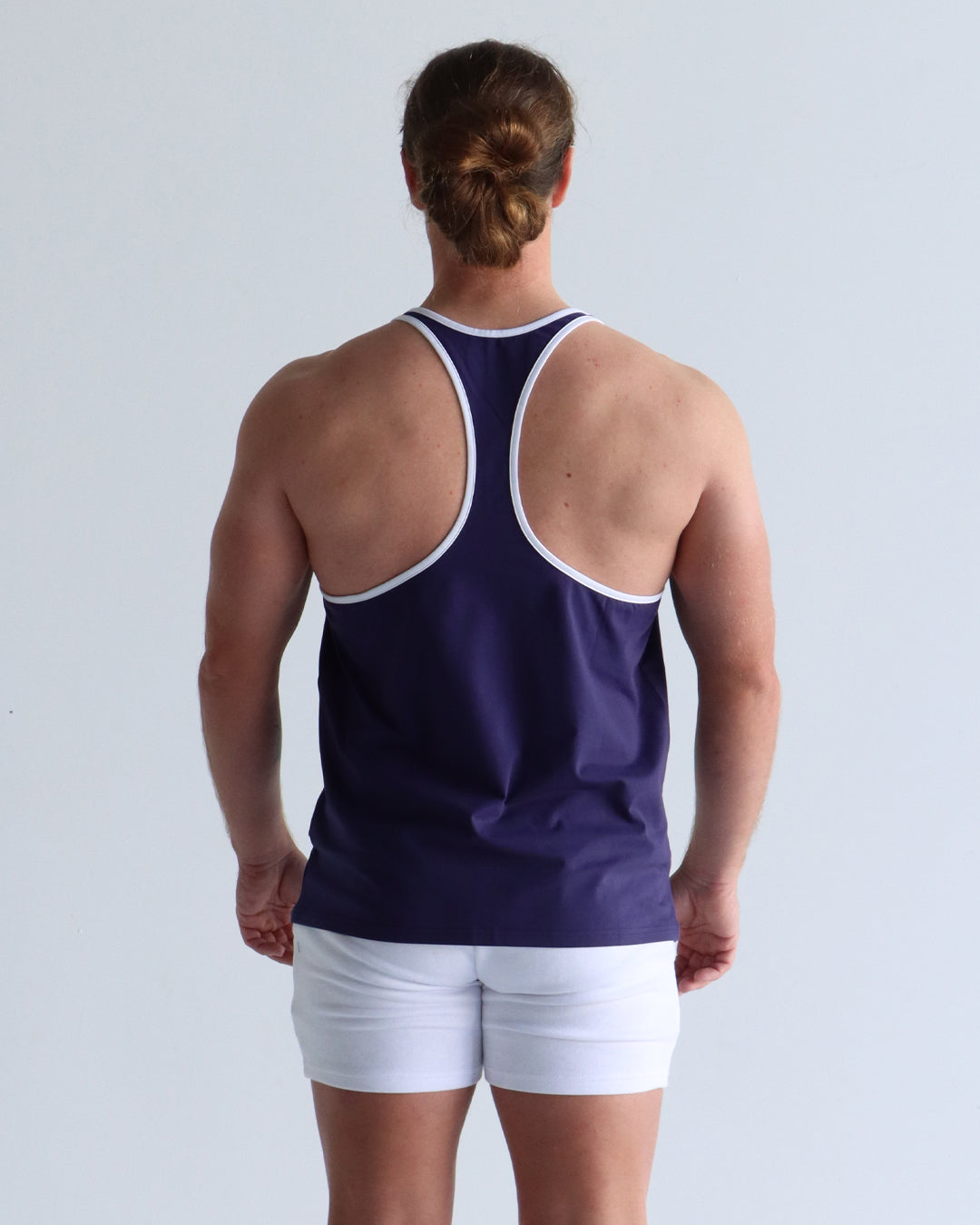 Retro Singlet - Navy