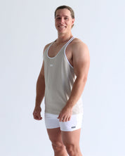 Retro Singlet - Sand