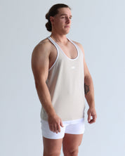 Retro Singlet - Sand