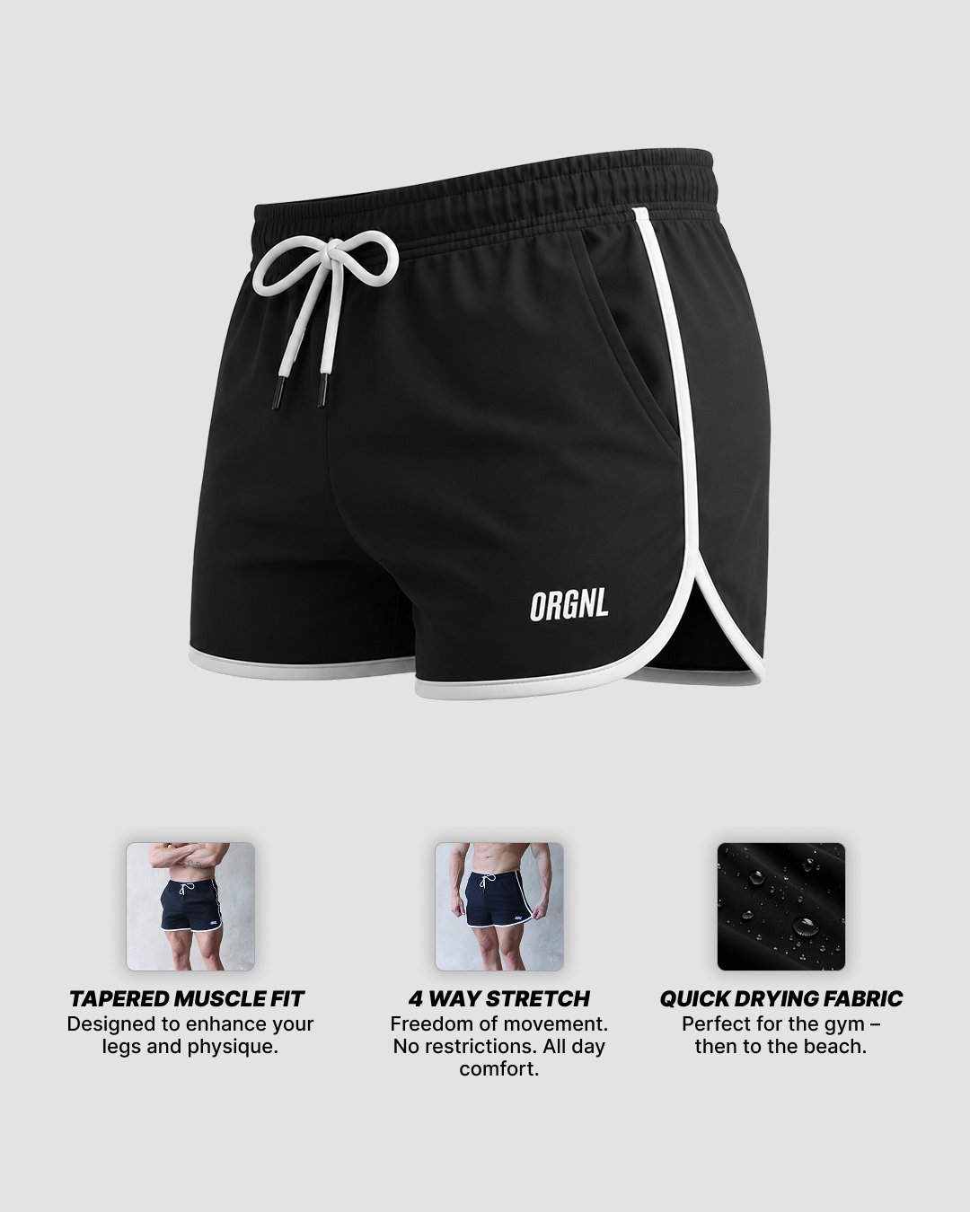 Retro Short Black 01