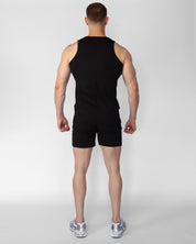 Ribbed Tank - Black