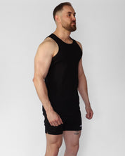 Ribbed Tank - Black