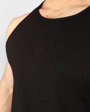 Ribbed Tank - Black