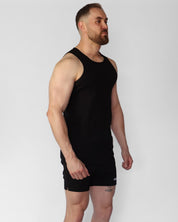 Ribbed Tank Black 06