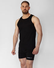 Ribbed Tank Black 08