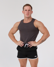 Ribbed Tank Charcoal 02