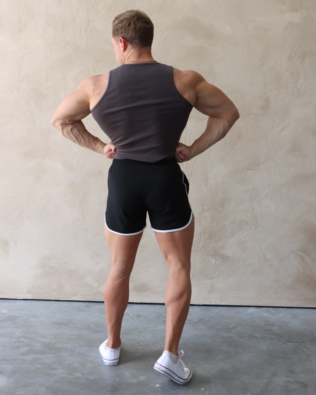 Ribbed Tank Charcoal 03
