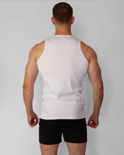 Ribbed Tank White 03