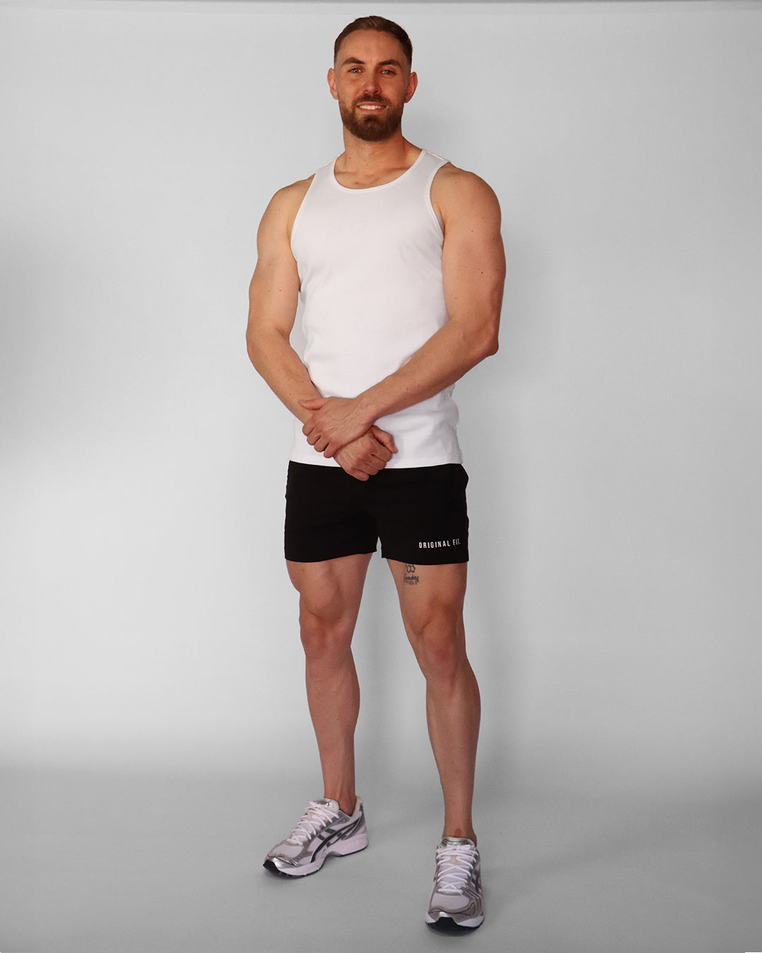 Ribbed Tank White 05