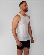 Ribbed Tank White 06