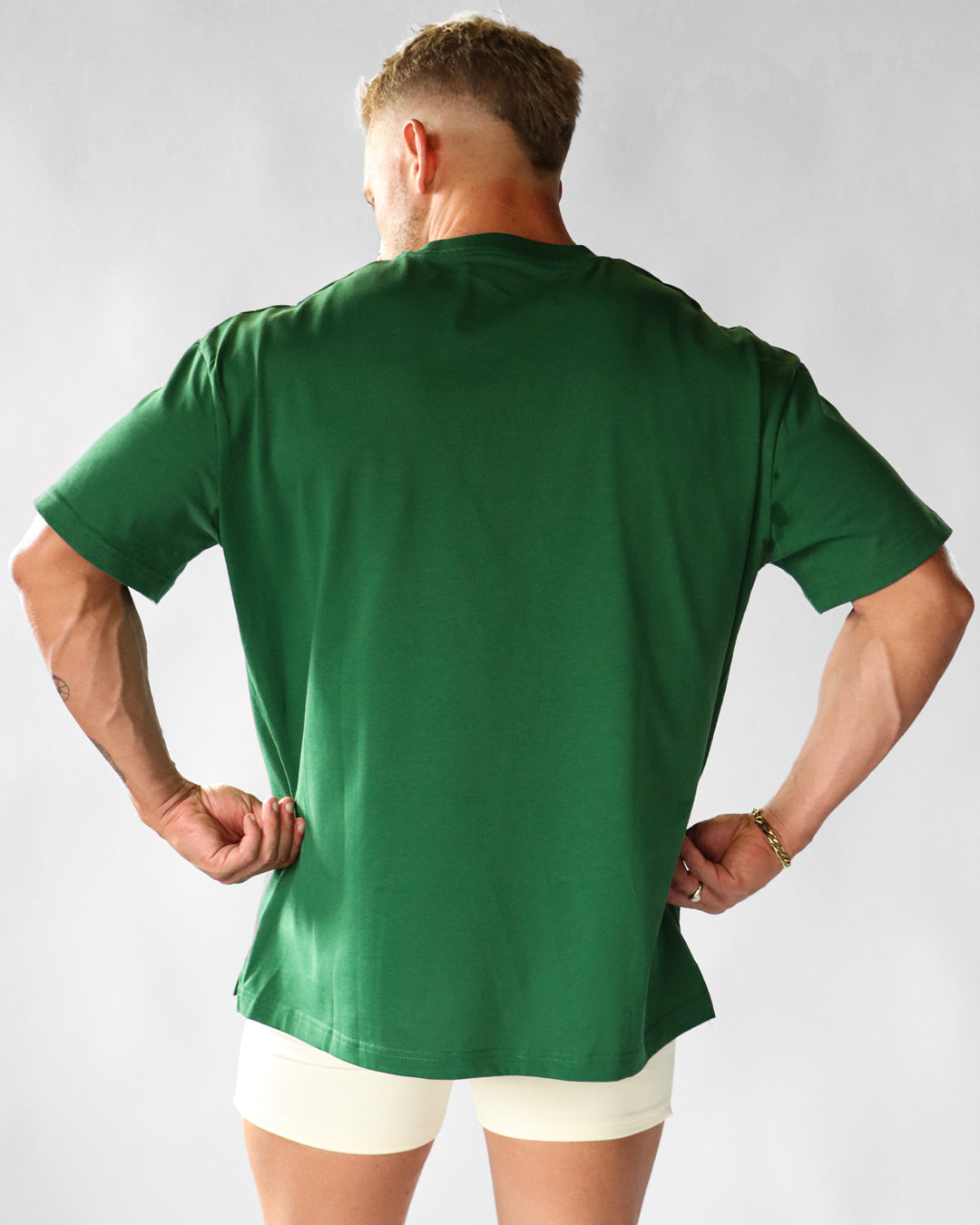 Staple Oversized Tee Forest Green 03