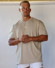 Staple Oversized Tee Sand 02
