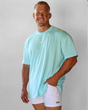 Staple Oversized Tee - Sky Blue