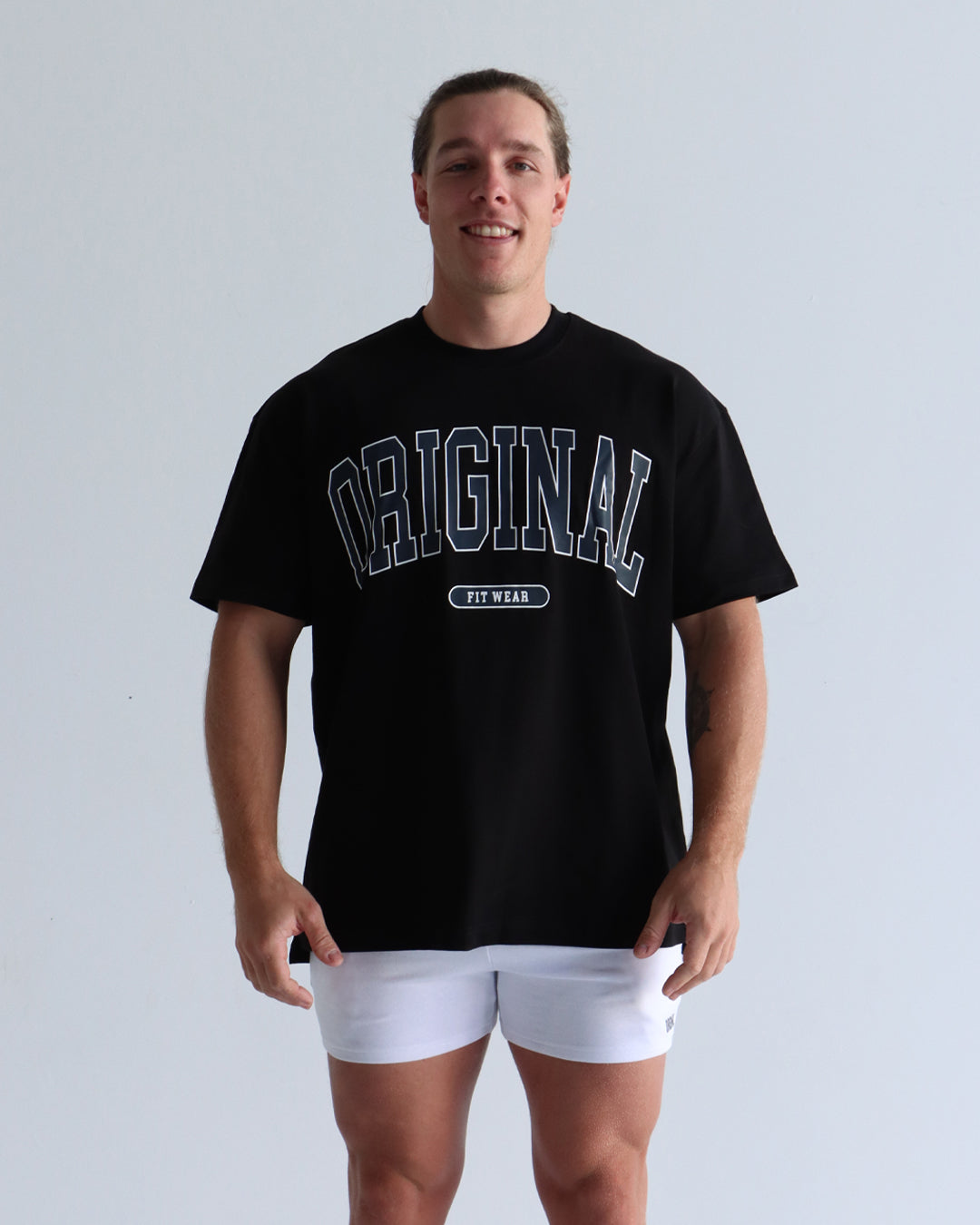 Track & Field Tee - Black