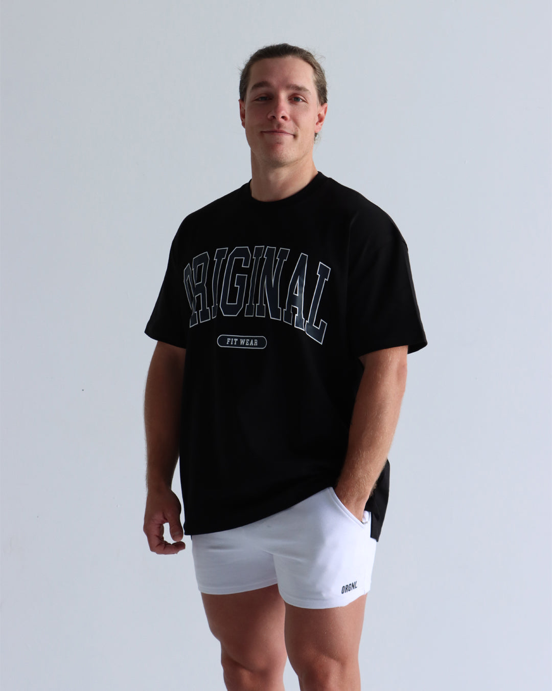 Track & Field Tee - Black